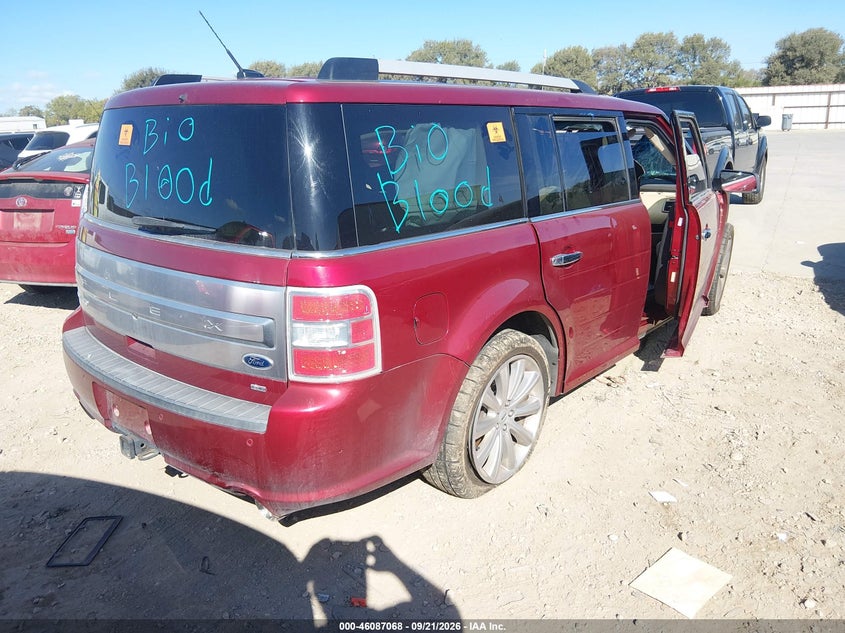 Vin: 2fmhk6dt8fba09939, lot: 46586675, ford flex limited 20154