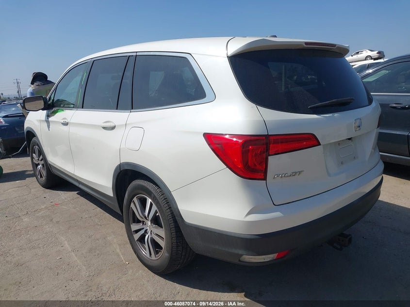 Vin: 5fnyf5h33jb009310, lot: 46586680, honda pilot ex 20183