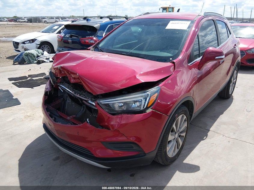 Vin: kl4cjasb5hb199927, lot: 46586701, buick encore preferred 20172
