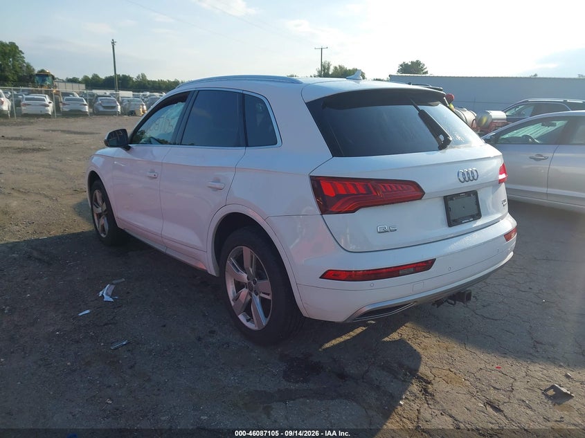 Vin: wa1bnafy0j2031486, lot: 46586712, audi q5 2.0t premium/2.0t tech premium 20183