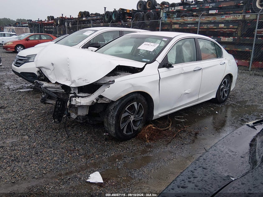 Vin: 1hgcr2f30ha145403, lot: 46586722, honda accord lx 20172
