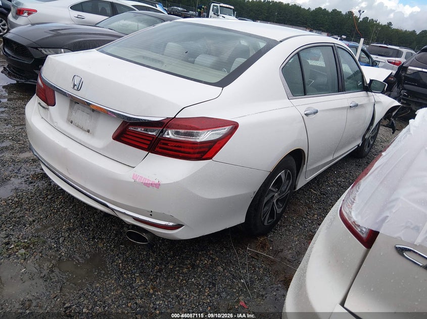 Vin: 1hgcr2f30ha145403, lot: 46586722, honda accord lx 20174