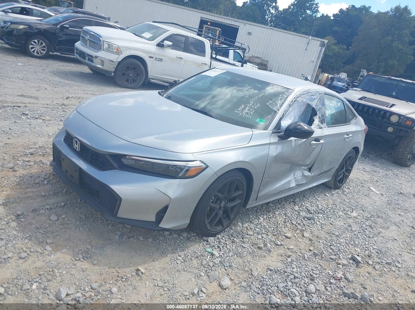 Vin: 2hgfe2f51sh572639, lot: 46586744, honda civic sport 20252