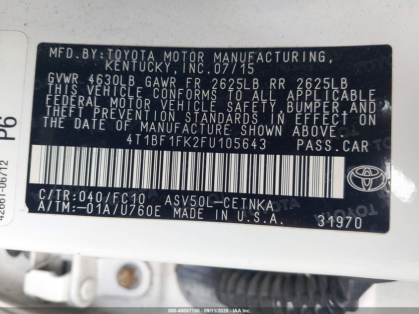 Фото 9 - TOYOTA CAMRY