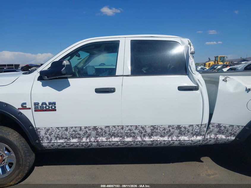 RAM 2500 2015 VIN 3C6UR5CL1FG592319