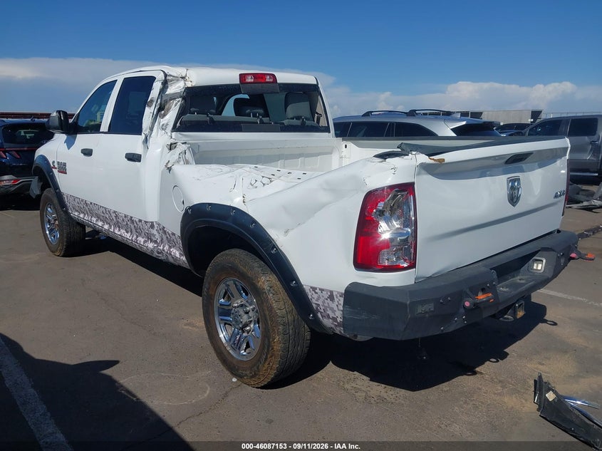 Vin: 3c6ur5cl1fg592319, lot: 46586760, ram 2500 tradesman 20153