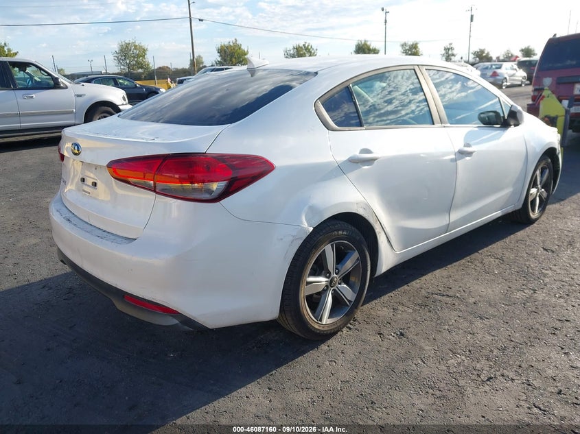 Vin: 3kpfl4a77je222063, lot: 46586767, kia forte lx 20184