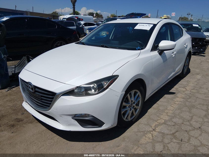 2016 Mazda 3, Правый зад, IAAI, VIN JM1BM1U76G1301886 — фото 2