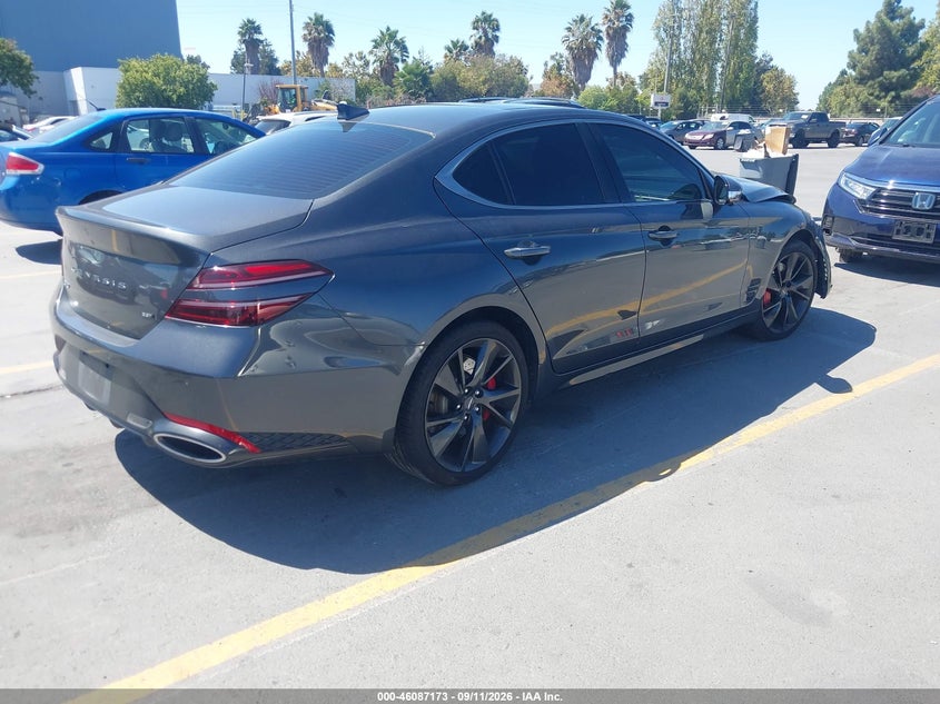 Vin: kmtg54te9nu084738, lot: 46586780, genesis g70 3.3t rwd 20224
