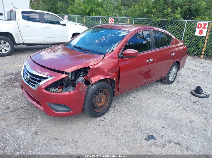 Vin: 3n1cn7ap4hl817122, lot: 46586834, nissan versa 1.6 sv 20172