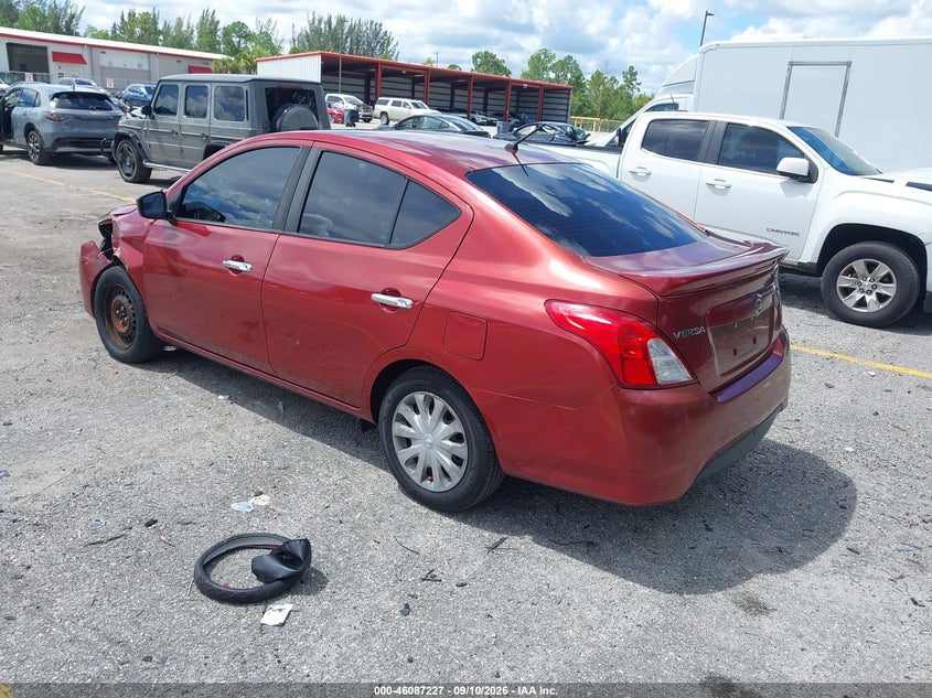 Vin: 3n1cn7ap4hl817122, lot: 46586834, nissan versa 1.6 sv 20173