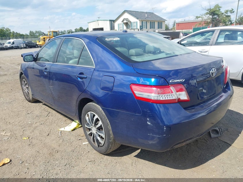 Vin: 4t1bf3ek0bu649453, lot: 46586862, toyota camry le 20113