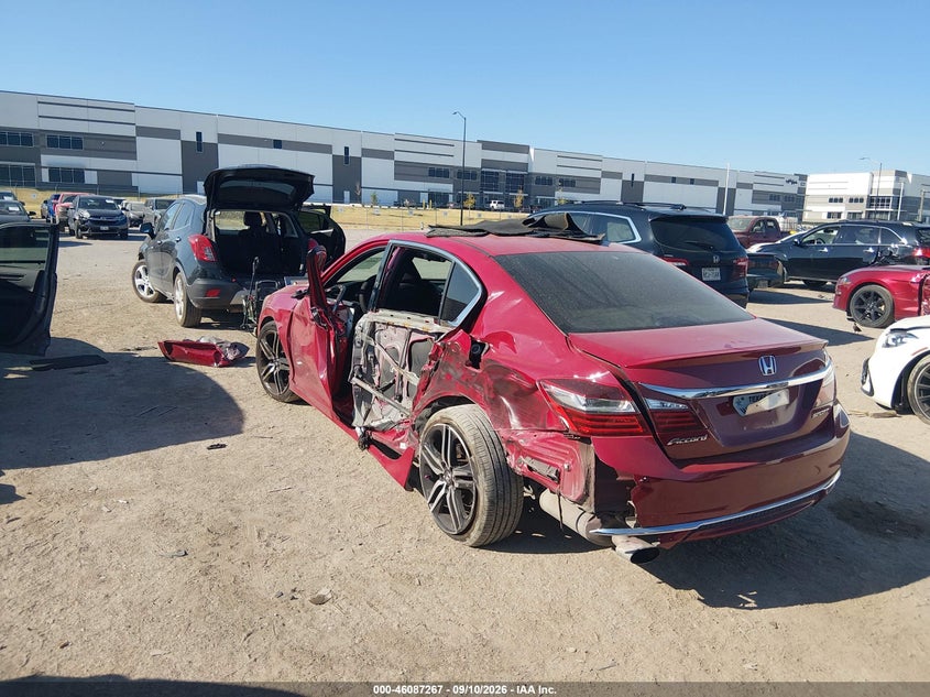 Vin: 1hgcr2f50ga099233, lot: 46586874, honda accord sport 20163