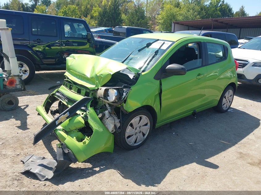 Vin: kl8cb6sa7gc611595, lot: 46586891, chevrolet spark ls cvt 20162
