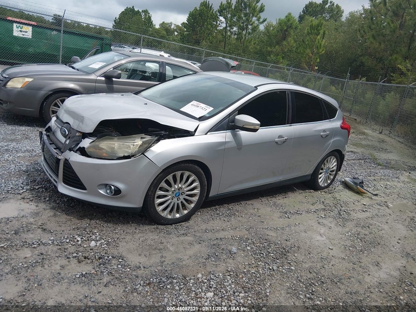 Vin: 1fahp3n25cl282025, lot: 46586928, ford focus titanium 20122