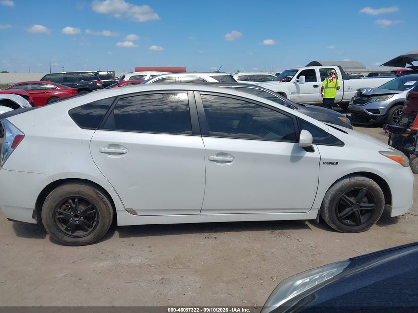 TOYOTA PRIUS 2013 VIN JTDKN3DUXD0345616