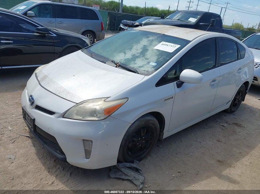Vin: jtdkn3duxd0345616, lot: 46586929, toyota prius two 20132