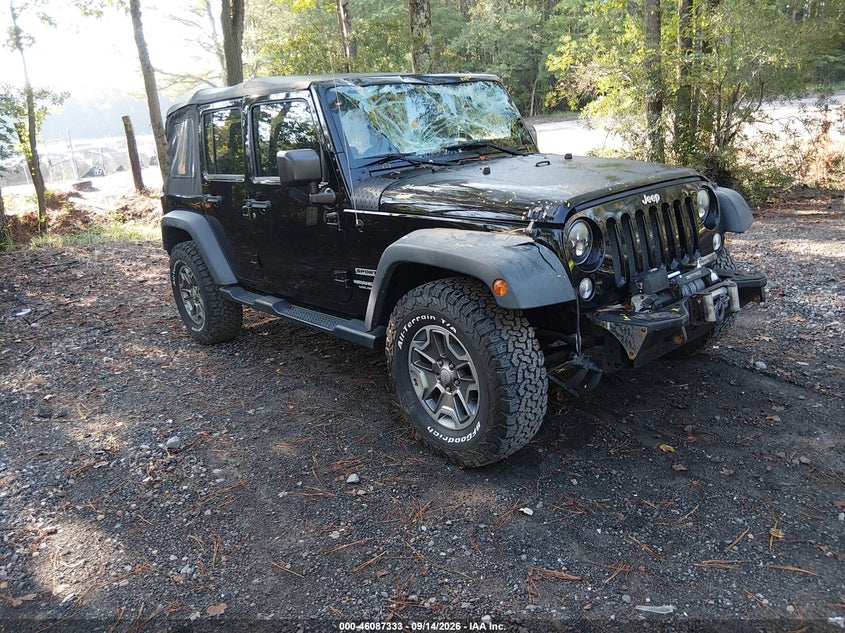 2015 Jeep Wrangler Unlimited Sport, aukciono nuotrauka 1