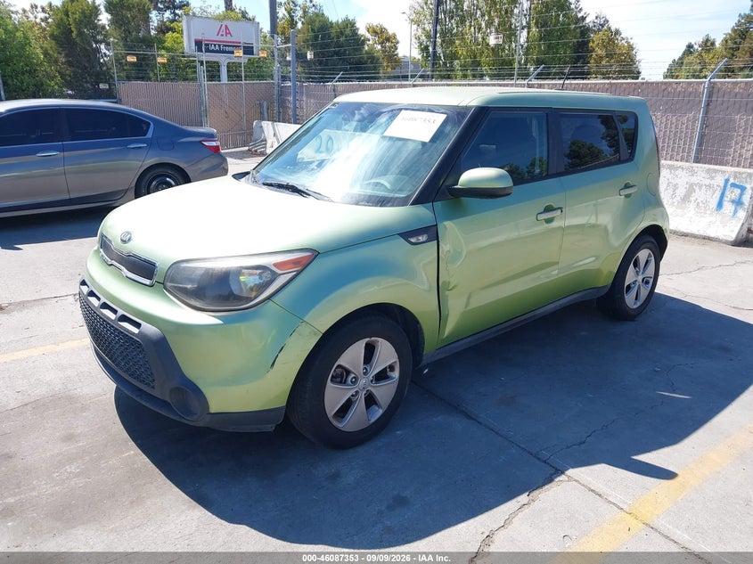 Vin: kndjn2a21e7721590, lot: 46586959, kia soul 20142