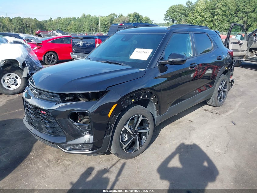 Vin: kl79musl6pb183037, lot: 46586990, chevrolet trailblazer awd rs 20232