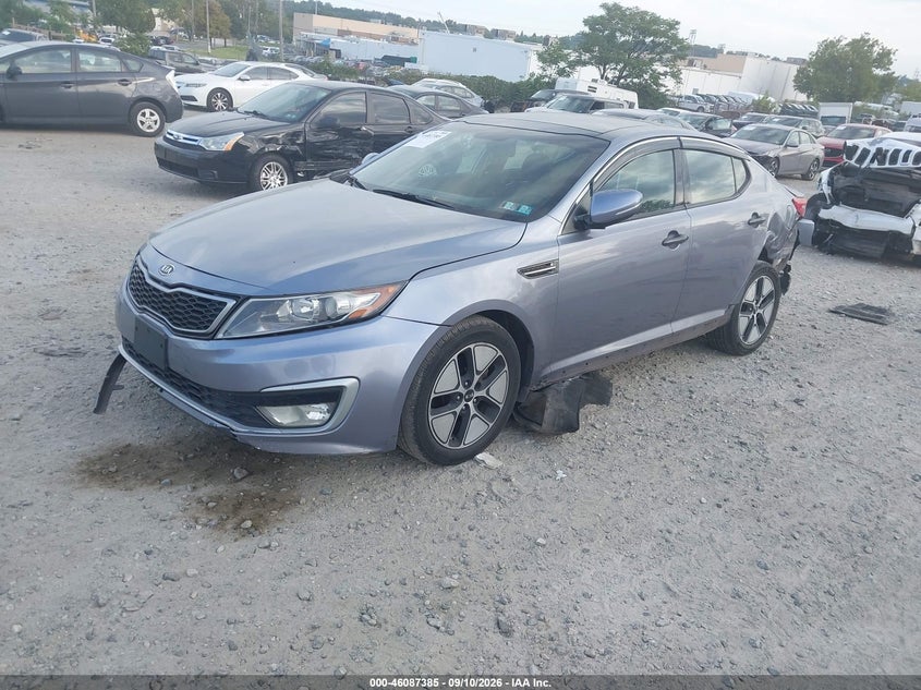 Vin: knagm4ad2b5000449, lot: 46586992, kia optima hybrid 20112