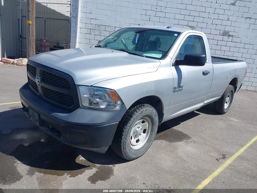 2017 RAM 1500, Звичайний знос, IAAI, VIN 3C6JR7DG4HG704730 — фото 2