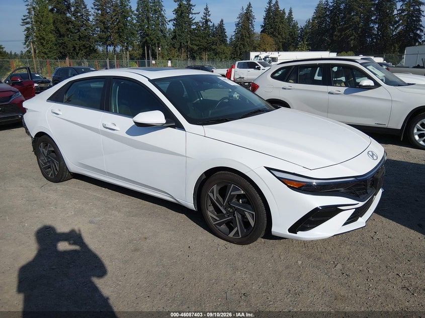 2025 Hyundai Elantra Sel Convenience, Удар сзади, IAAI, VIN KMHLS4DG1SU969058