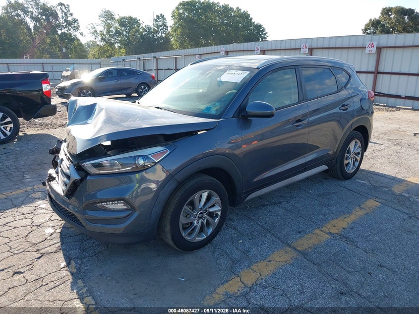 Vin: km8j3ca43ju616375, lot: 46587034, hyundai tucson sel 20182