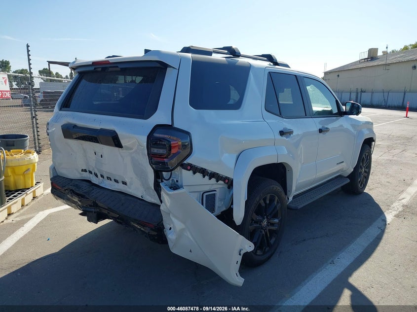 Vin: jtevb5brxt5045586, lot: 46587085, toyota 4runner limited/platinum/trd pro/trailhunter/trd off road/trd off road premium 20264