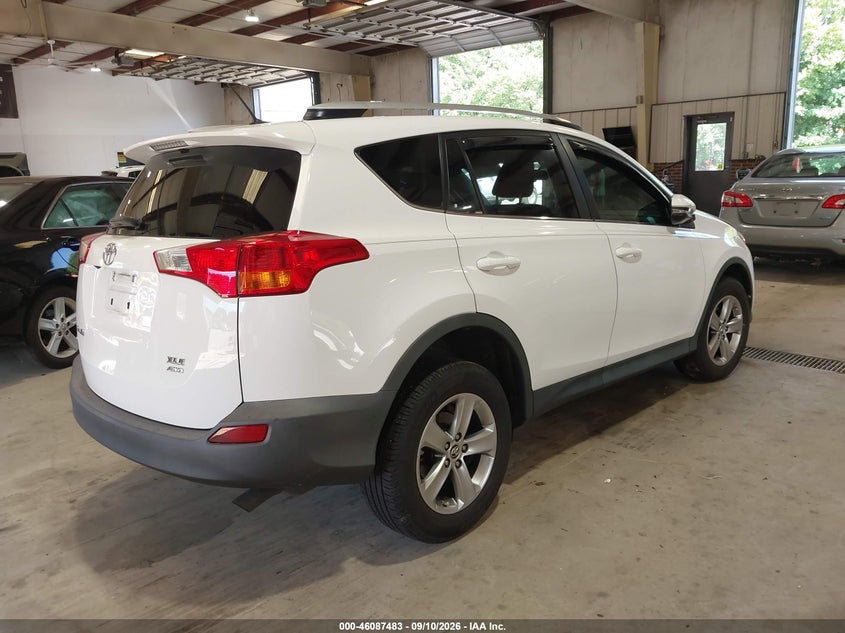 Vin: 2t3rfrev2fw293225, lot: 46587090, toyota rav4 xle 20154