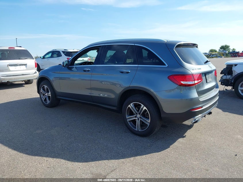 Vin: wdc0g4kb6hf146567, lot: 46587111, mercedes-benz glc 300 4matic 20173