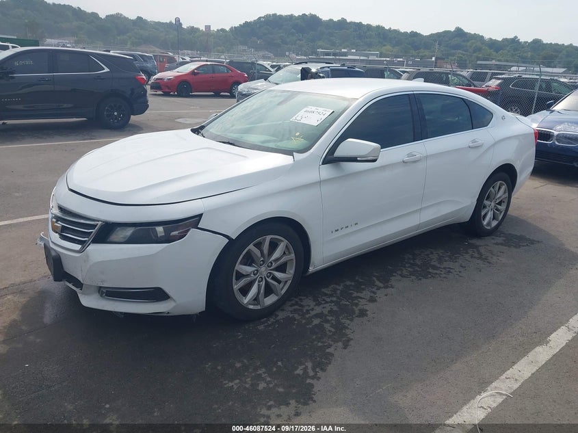 Vin: 2g1115s30g9150740, lot: 46587130, chevrolet impala 2lt 20162