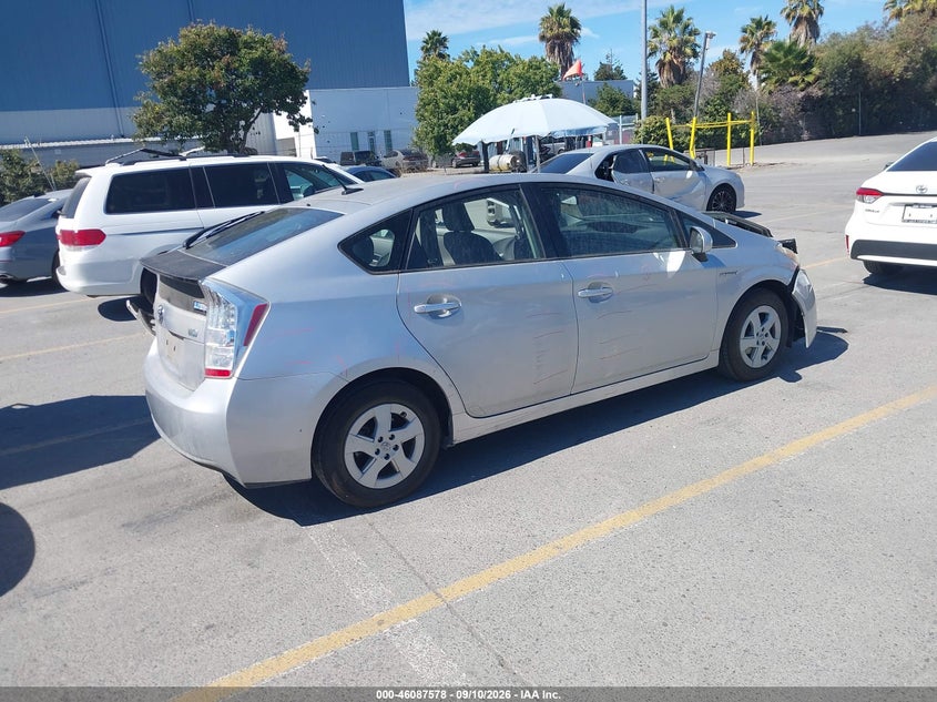 Vin: jtdkn3du0a1309150, lot: 46587185, toyota prius ii 20104