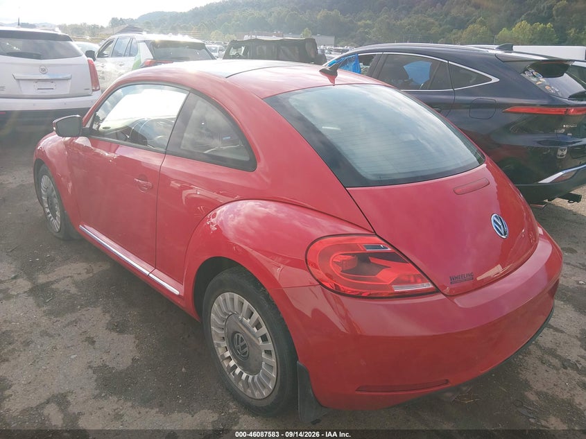 Vin: 3vwjp7at9em602432, lot: 46587190, volkswagen beetle 2.5l 20143