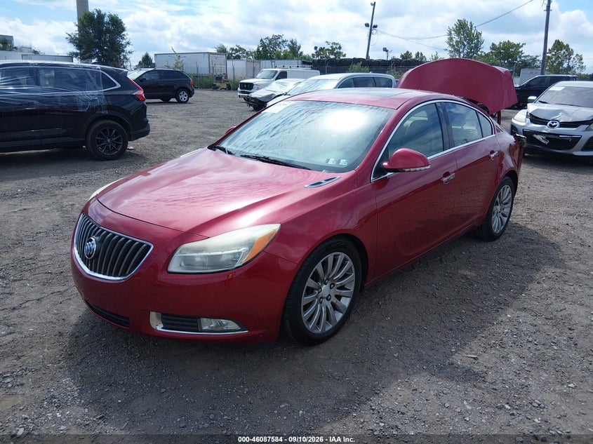 Vin: 2g4gs5ev5c9213199, lot: 46587191, buick regal turbo - premium 1 20122