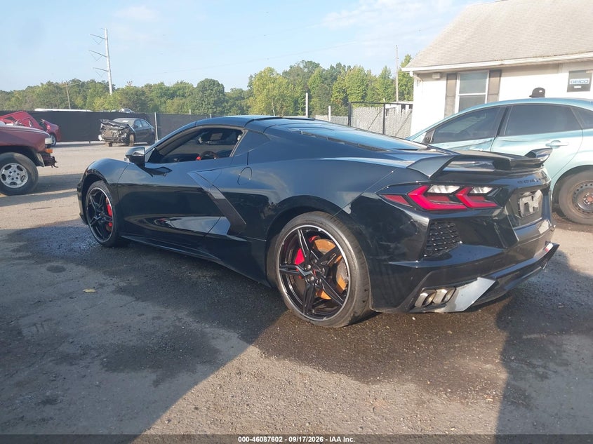 Vin: 1g1ya2d43p5102858, lot: 46587209, chevrolet corvette stingray rwd  1lt 20233