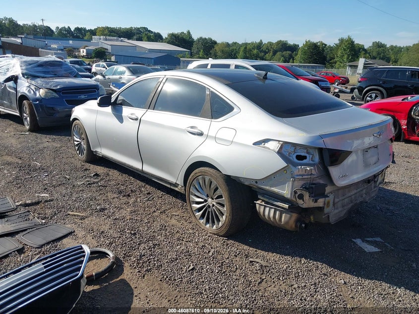Vin: kmhgn4je6hu182370, lot: 46587217, genesis g80 3.8 20173