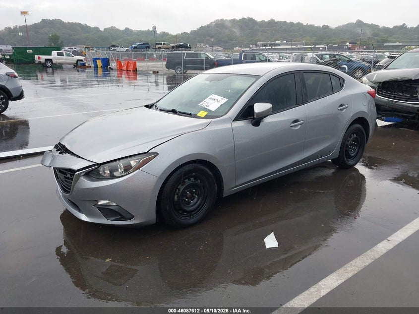 Vin: jm1bm1t70g1315199, lot: 46587219, mazda mazda3 i sport 20162
