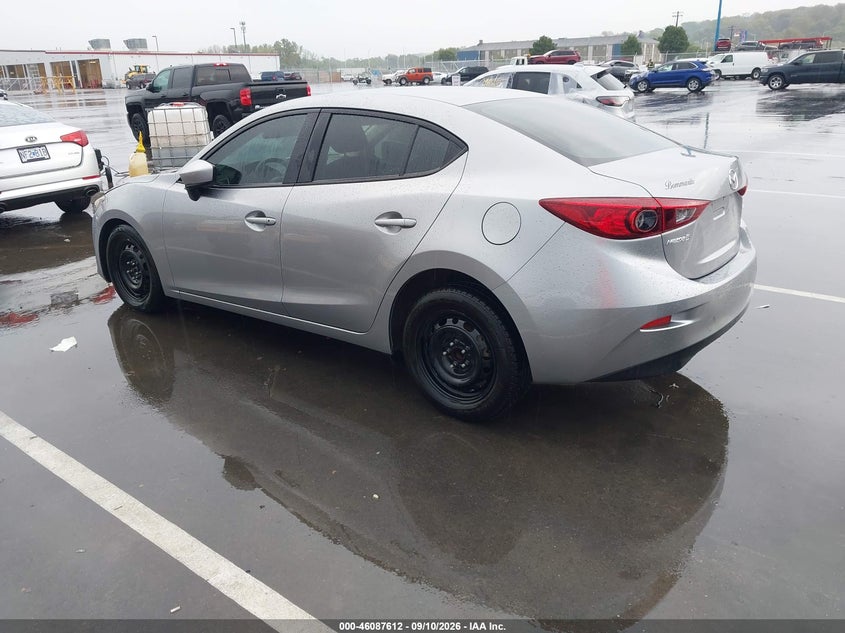 Vin: jm1bm1t70g1315199, lot: 46587219, mazda mazda3 i sport 20163