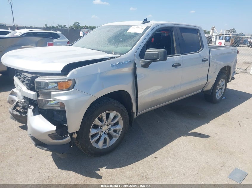 Vin: 3gcpybek0ng194559, lot: 46587248, chevrolet silverado 1500 ltd 4wd  short bed custom 20222