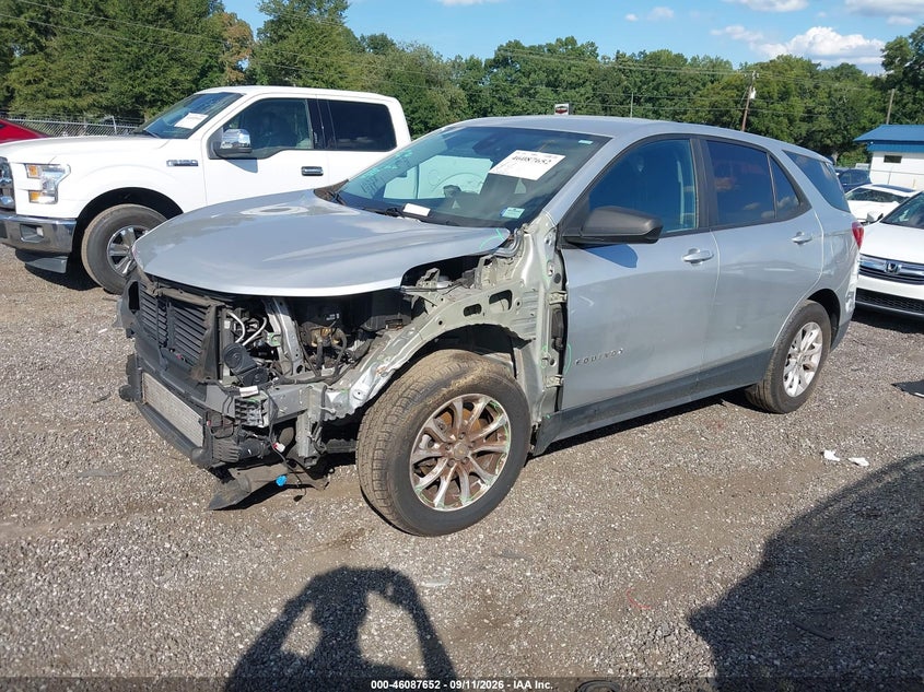 Vin: 3gnaxhev7ms155556, lot: 46587259, chevrolet equinox fwd ls 20212