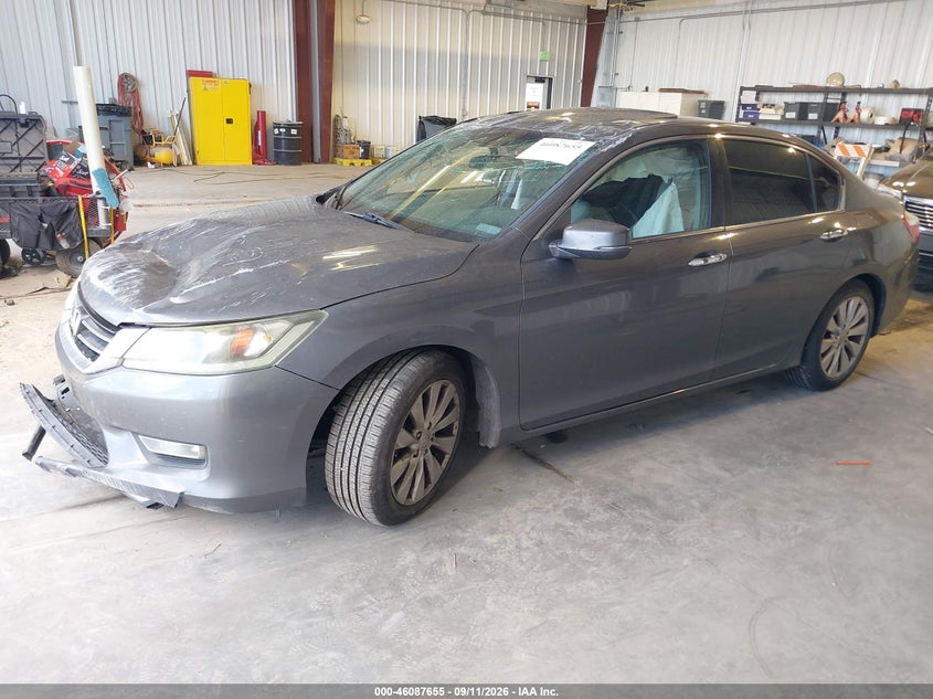 Vin: 1hgcr2f88da249580, lot: 46587262, honda accord ex-l 20132