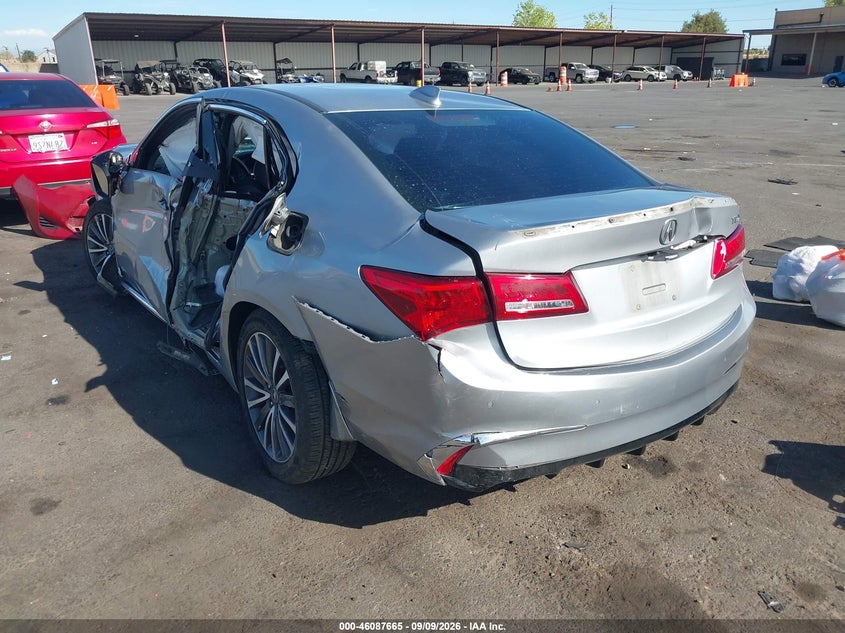 Vin: 19uub2f74ja009115, lot: 46587272, acura tlx advance pkg 20183