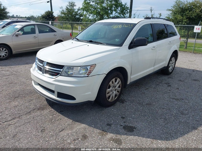 Vin: 3c4pdcab4gt114634, lot: 46587282, dodge journey se 20162