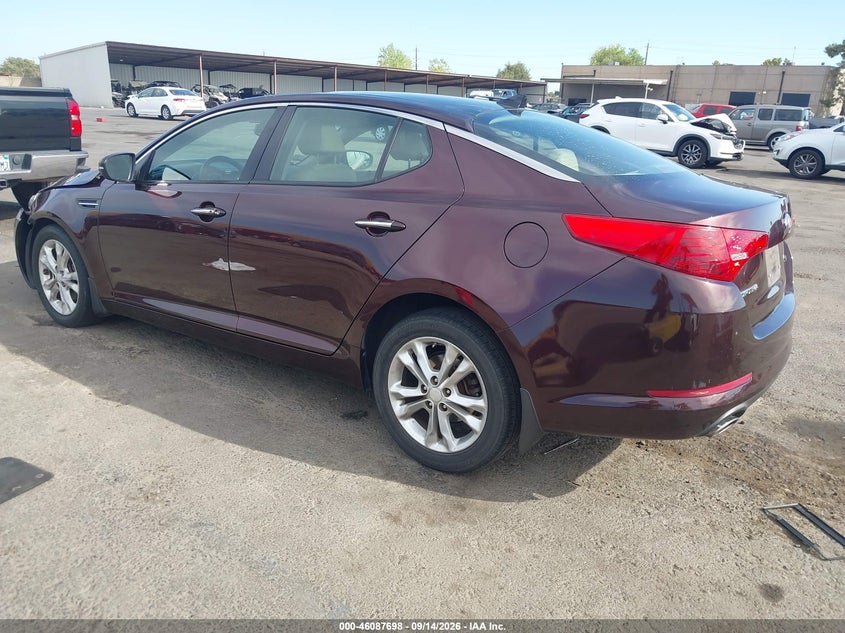 Vin: 5xxgn4a74dg105356, lot: 46587305, kia optima ex 20133