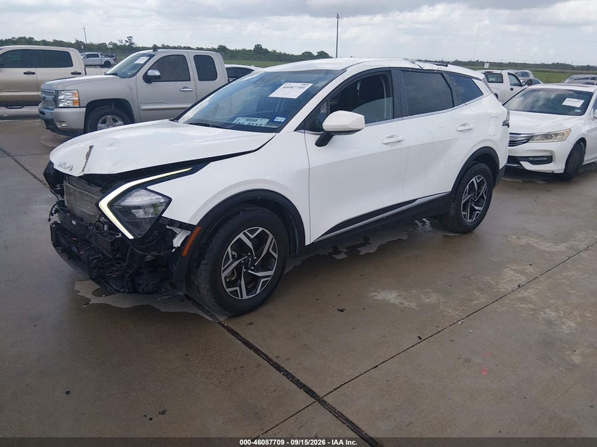 Vin: kndpu3af5p7160593, lot: 46587316, kia sportage lx 20232