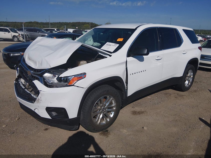 Vin: 1gnerfkw5lj188083, lot: 46587384, chevrolet traverse fwd ls 20202