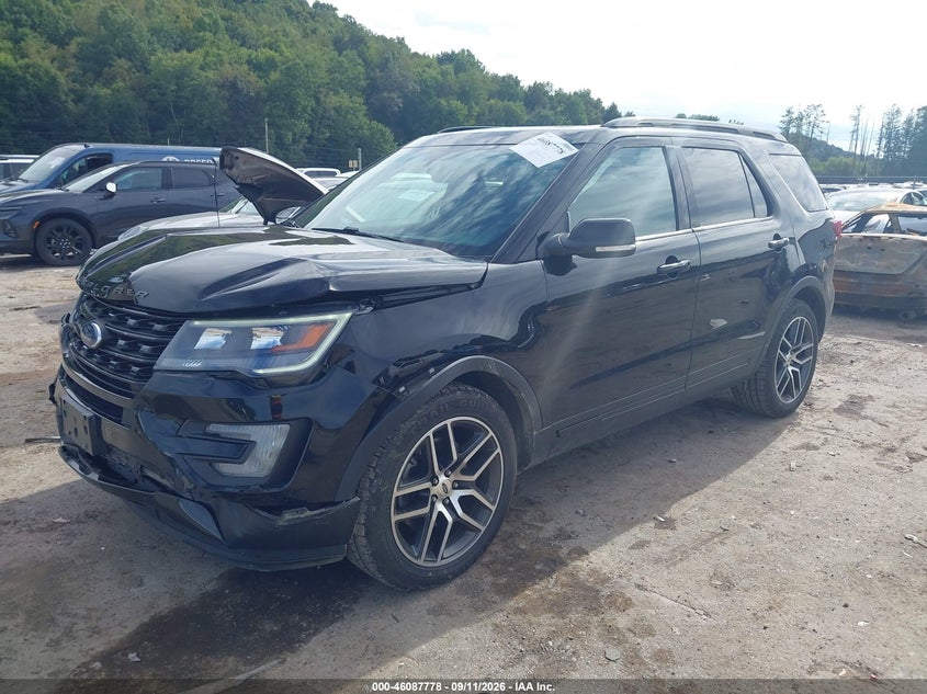 Vin: 1fm5k8gt7ggc23695, lot: 46587385, ford explorer sport 20162