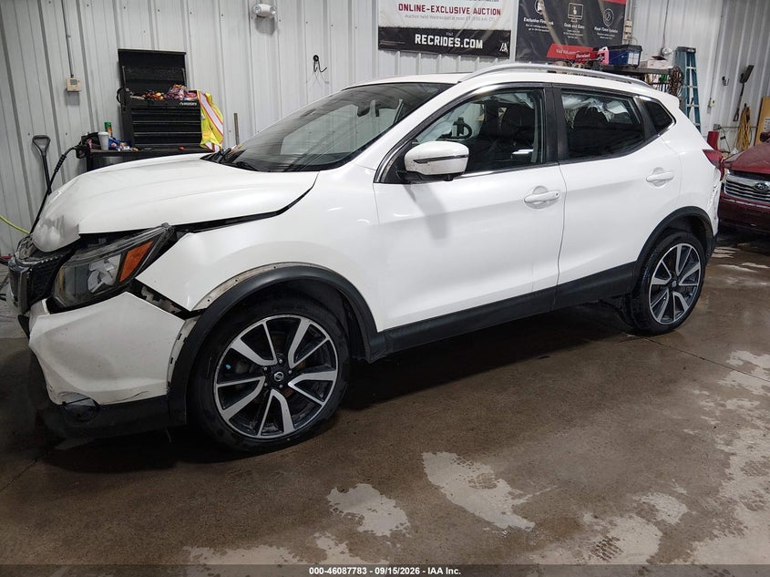 Vin: jn1bj1cr2hw125339, lot: 46587390, nissan rogue sport sl 20172