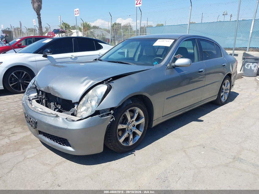 2005 Infiniti G, Front End, IAAI, VIN JNKCV51E75M220899 — photo 2